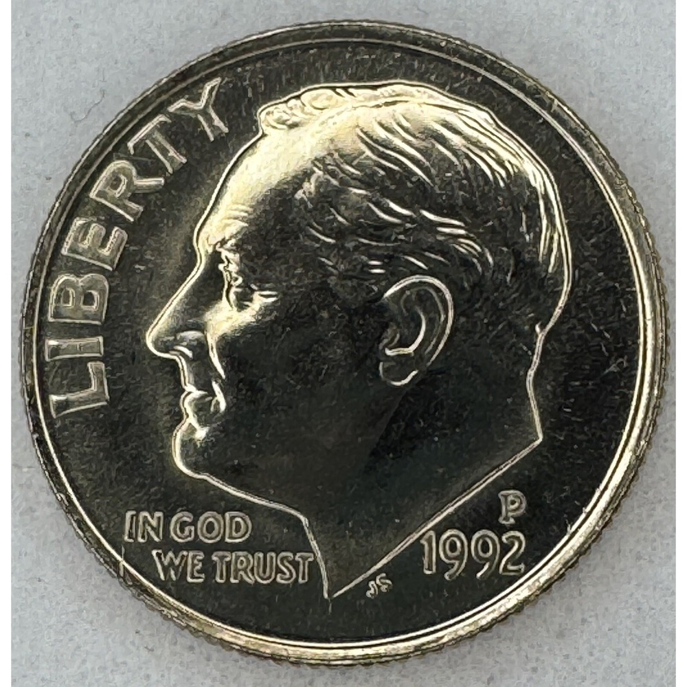 1992 P Roosevelt Dime BU Uncirculated US Mint Coin Philadelphia Strike